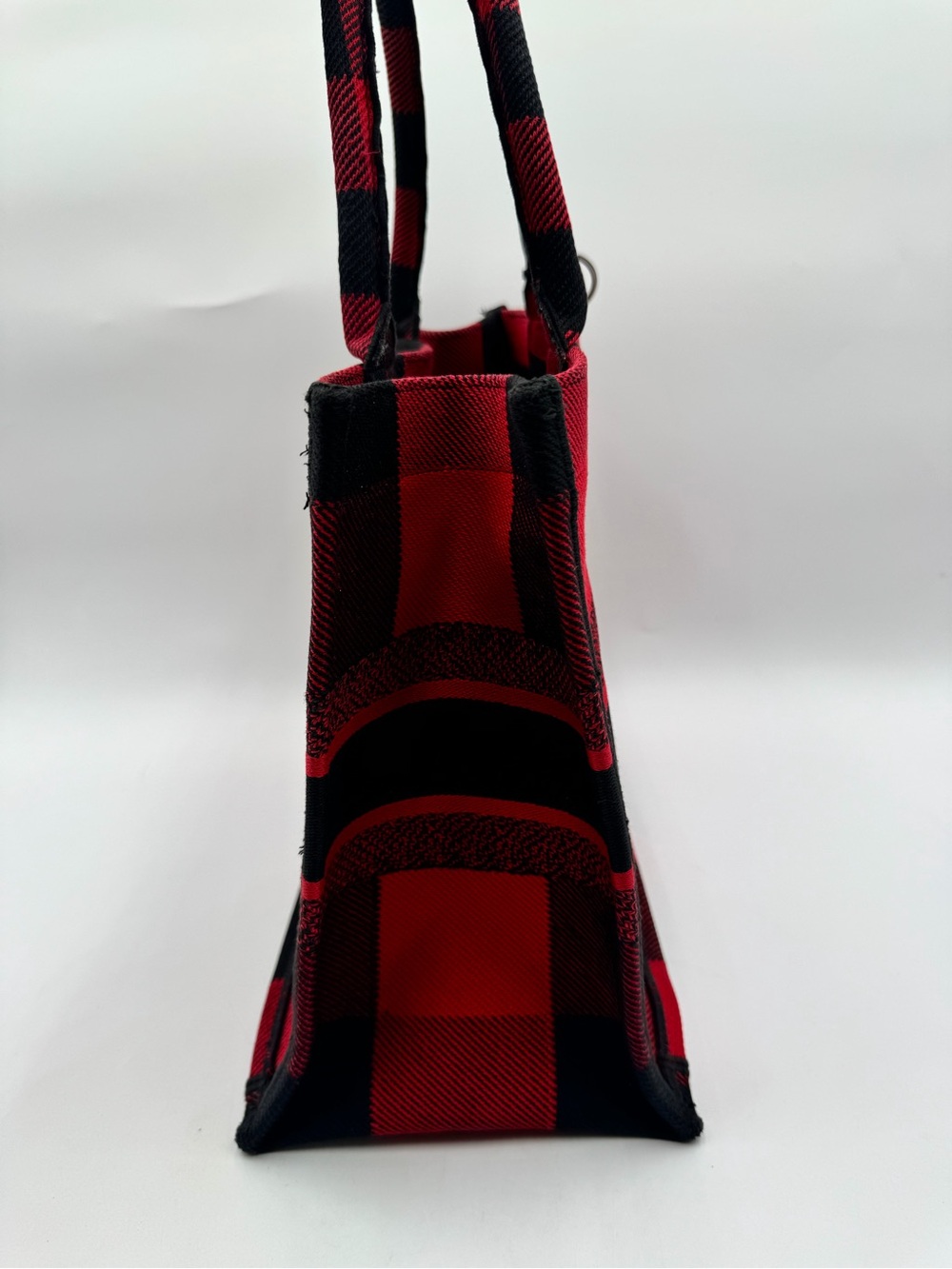 Christian Dior plaid tote - Picture 2 of 8
